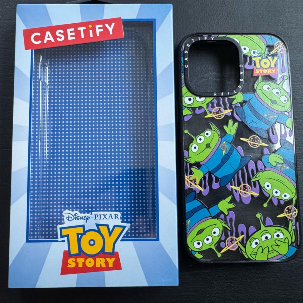 Casetify Black and Green Toy Story Phone Case iPhone 14 Pro Max